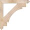 Ekena Millwork Merced Arts & Crafts Smooth Bracket, Douglas Fir, 3 1/2"W x 34"D x 34"H BKT04X34X34MRC03SDF - alternate 4